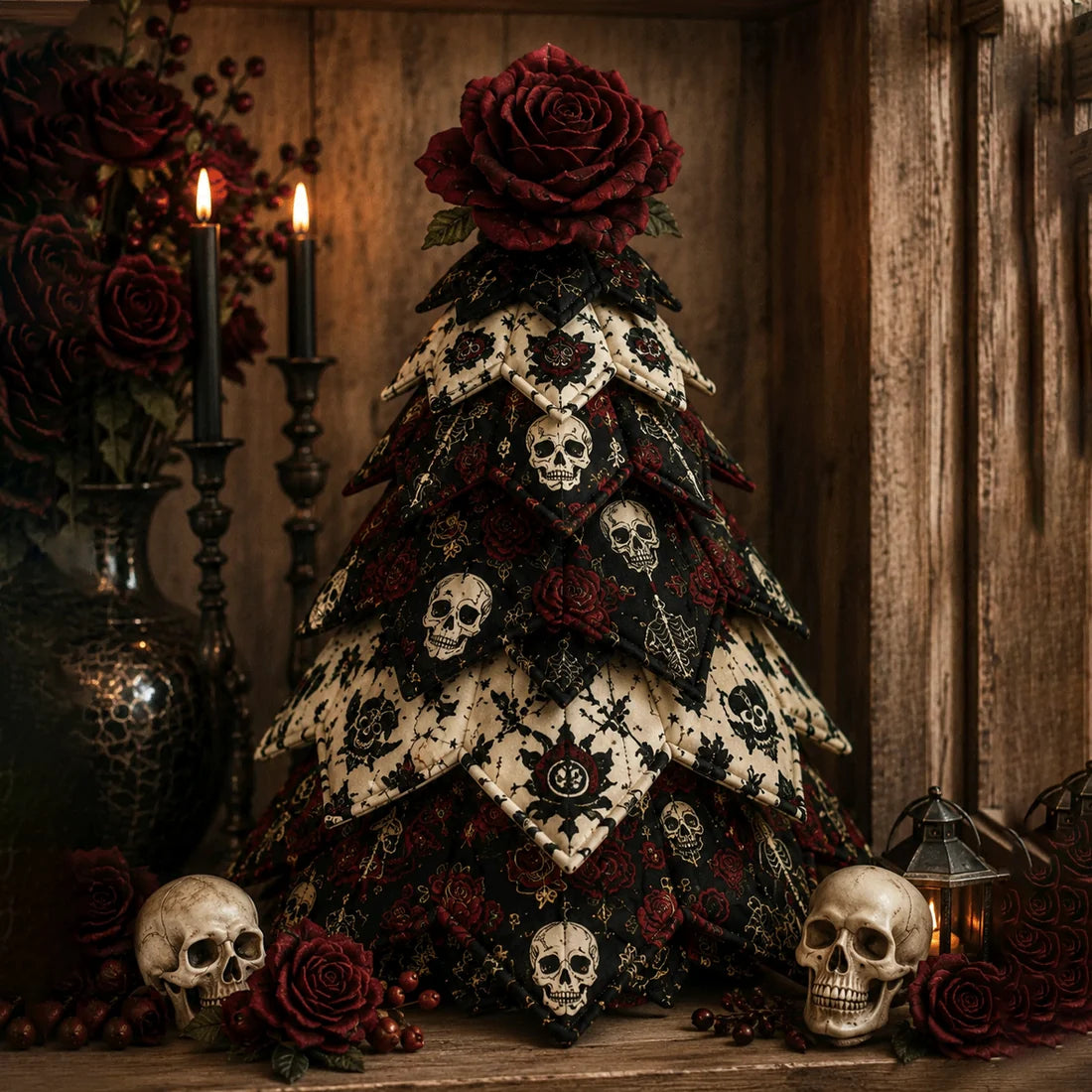 🔥Last Day 49% OFF - 🎃 DIY Halloween Quilted Fabric Tree Kit