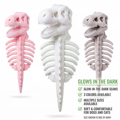 CatSaur Dinosaur skeleton pet clothing