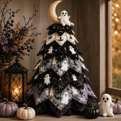 🔥Last Day 49% OFF - 🎃 DIY Halloween Quilted Fabric Tree Kit