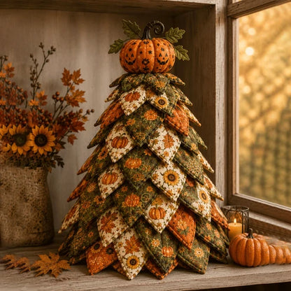 🔥Last Day 49% OFF - 🎃 DIY Halloween Quilted Fabric Tree Kit