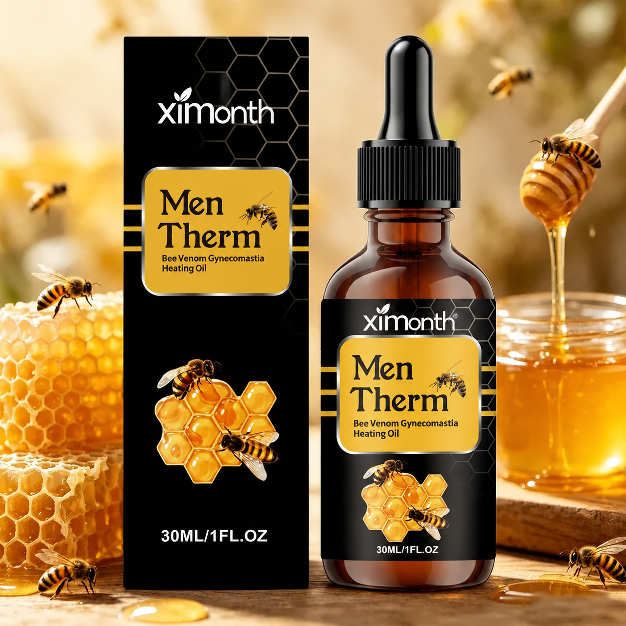 🔥🔥 MEN’S CHEST-CONTOUR UPGRADE💪 Biancat® VenomDefine Pro Chest Sculpting Oil 🐝 Daily Bee Venom Support for a Firmer-Looking, More Defined Chest